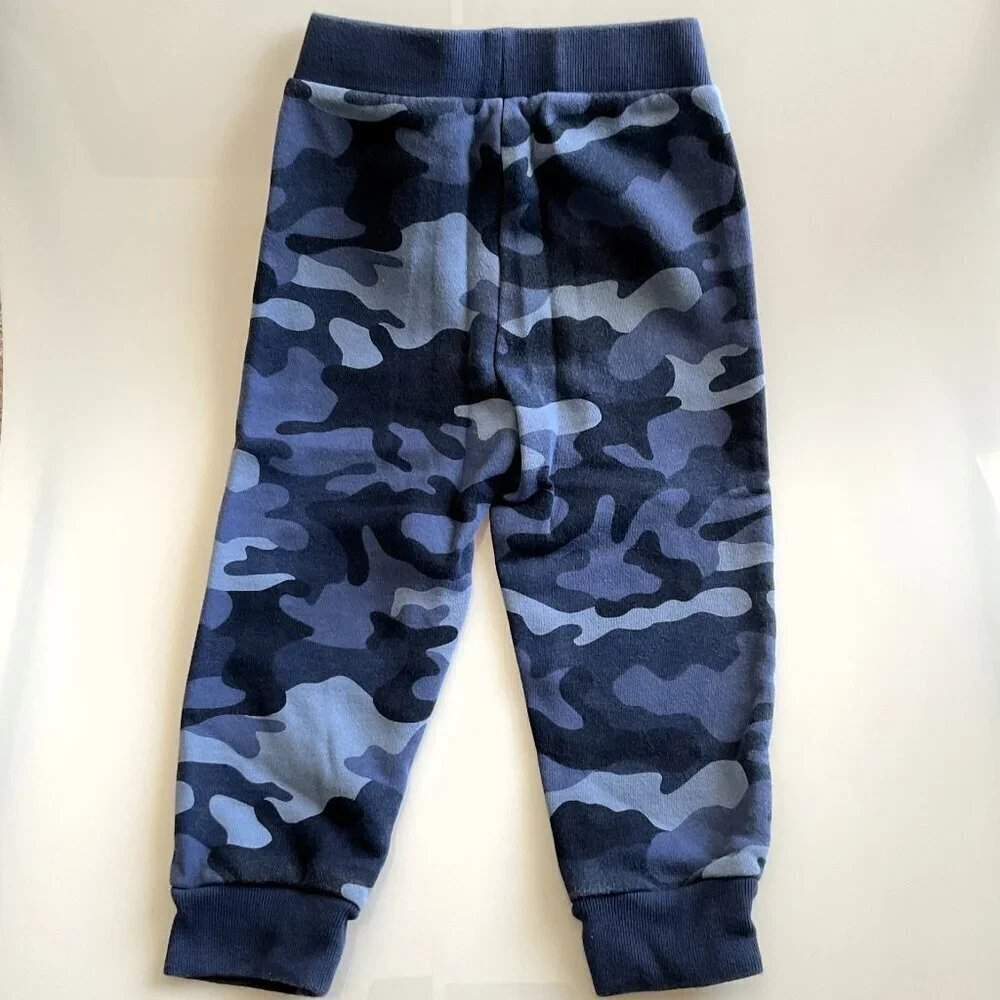 Baby GAP Blue CAMO JOGGERS UNISEX 3 Toddler